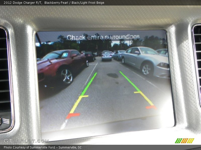 Blackberry Pearl / Black/Light Frost Beige 2012 Dodge Charger R/T