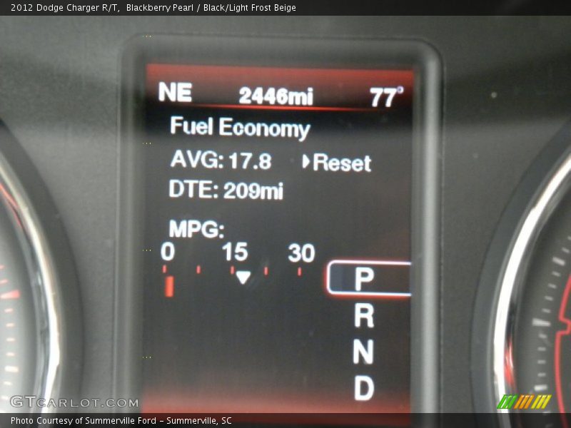 Blackberry Pearl / Black/Light Frost Beige 2012 Dodge Charger R/T