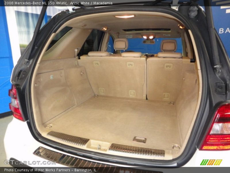 Arctic White / Macadamia 2008 Mercedes-Benz ML 350 4Matic