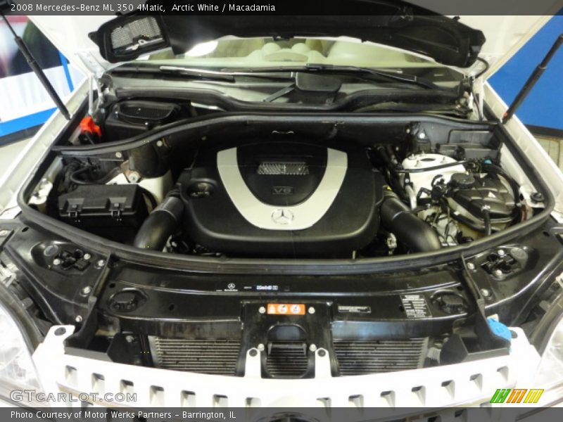 Arctic White / Macadamia 2008 Mercedes-Benz ML 350 4Matic