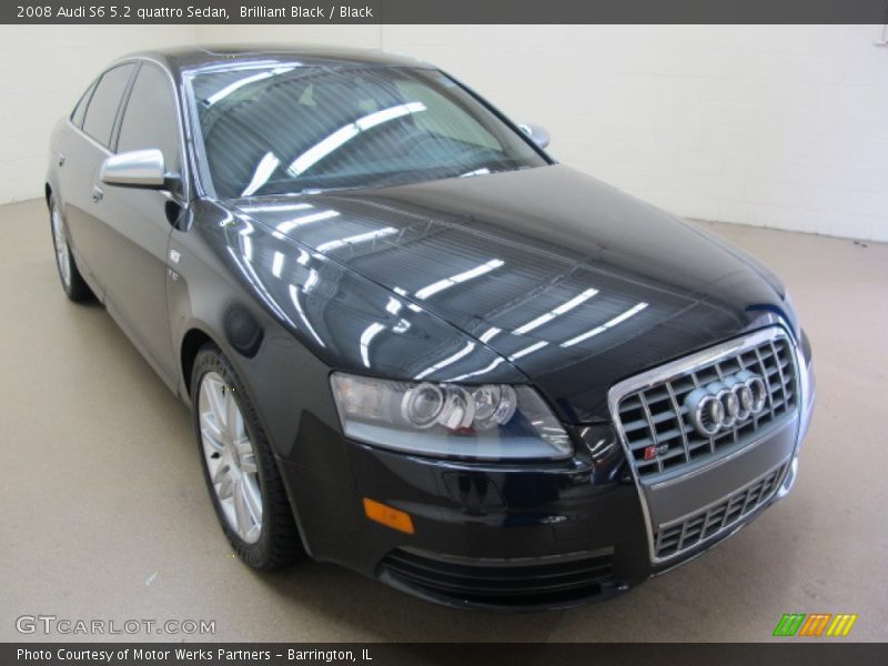 Brilliant Black / Black 2008 Audi S6 5.2 quattro Sedan