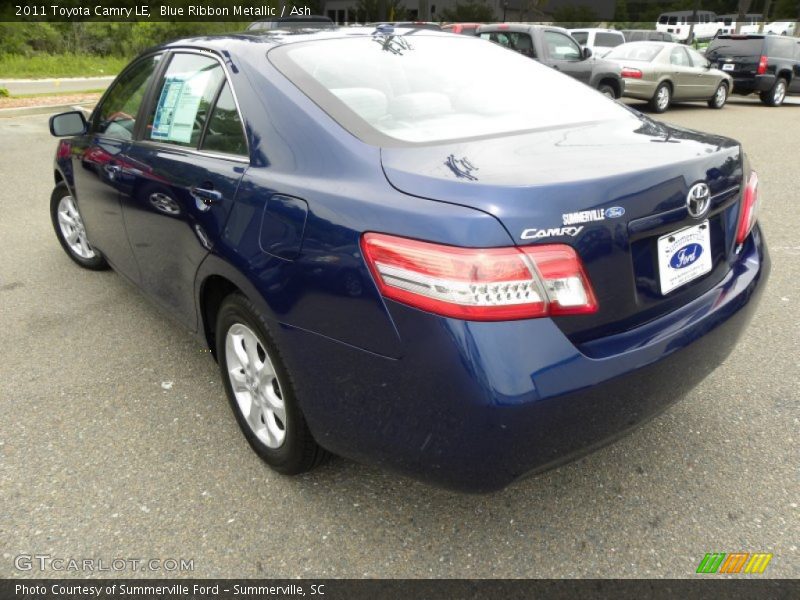 Blue Ribbon Metallic / Ash 2011 Toyota Camry LE