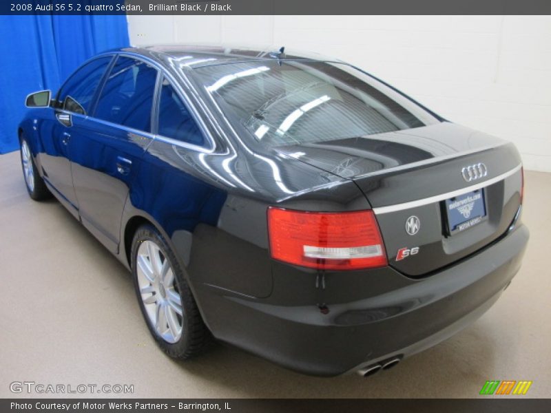 Brilliant Black / Black 2008 Audi S6 5.2 quattro Sedan