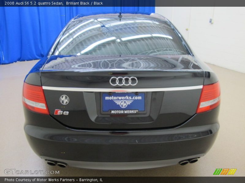 Brilliant Black / Black 2008 Audi S6 5.2 quattro Sedan
