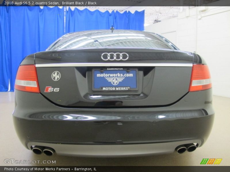 Brilliant Black / Black 2008 Audi S6 5.2 quattro Sedan