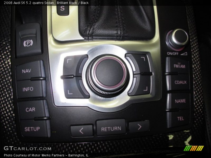 Controls of 2008 S6 5.2 quattro Sedan