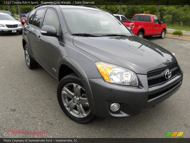 Magnetic Gray Metallic / Dark Charcoal 2010 Toyota RAV4 Sport