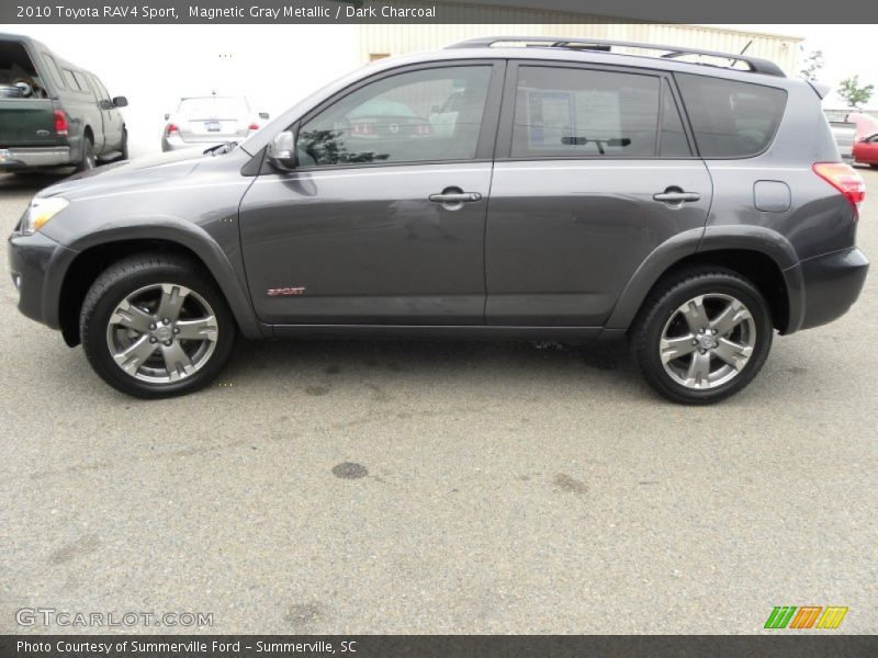 Magnetic Gray Metallic / Dark Charcoal 2010 Toyota RAV4 Sport