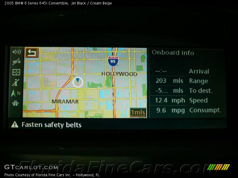 Jet Black / Cream Beige 2005 BMW 6 Series 645i Convertible
