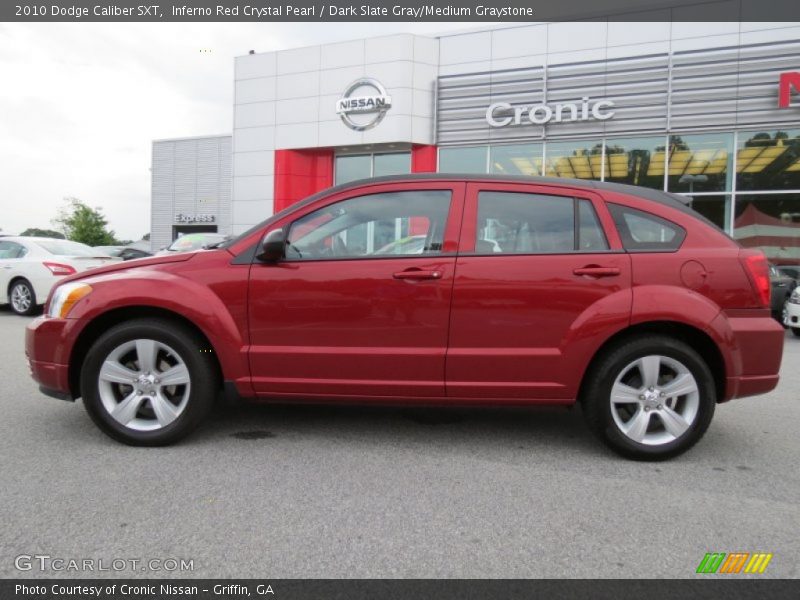 Inferno Red Crystal Pearl / Dark Slate Gray/Medium Graystone 2010 Dodge Caliber SXT