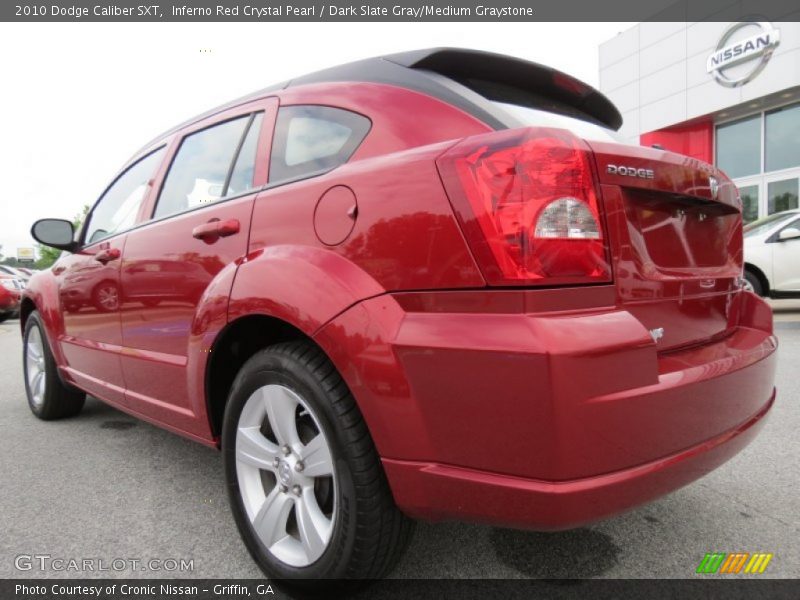 Inferno Red Crystal Pearl / Dark Slate Gray/Medium Graystone 2010 Dodge Caliber SXT