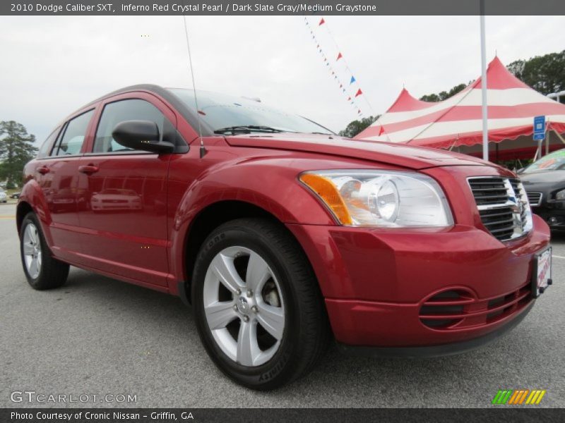 Inferno Red Crystal Pearl / Dark Slate Gray/Medium Graystone 2010 Dodge Caliber SXT