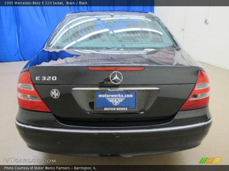 Black / Black 2005 Mercedes-Benz E 320 Sedan