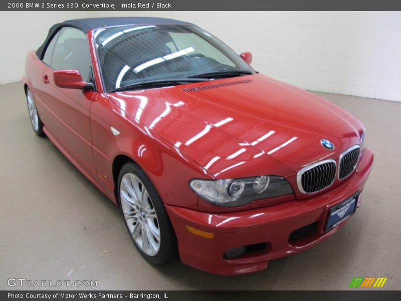 Imola Red / Black 2006 BMW 3 Series 330i Convertible