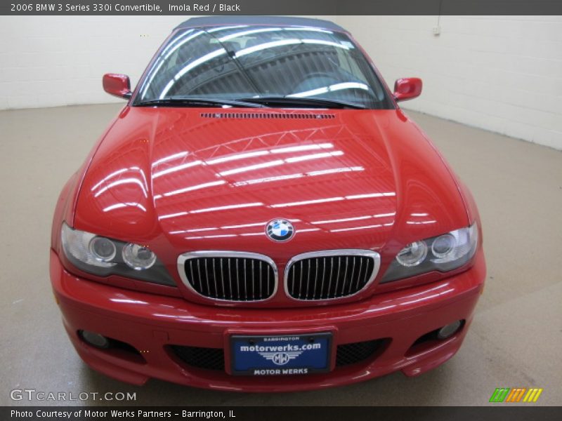 Imola Red / Black 2006 BMW 3 Series 330i Convertible