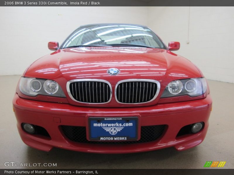 Imola Red / Black 2006 BMW 3 Series 330i Convertible