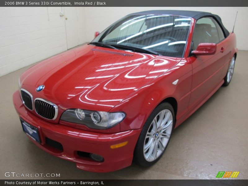 Imola Red / Black 2006 BMW 3 Series 330i Convertible