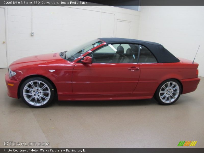 Imola Red / Black 2006 BMW 3 Series 330i Convertible