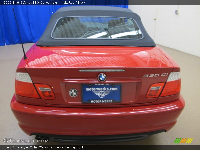Imola Red / Black 2006 BMW 3 Series 330i Convertible