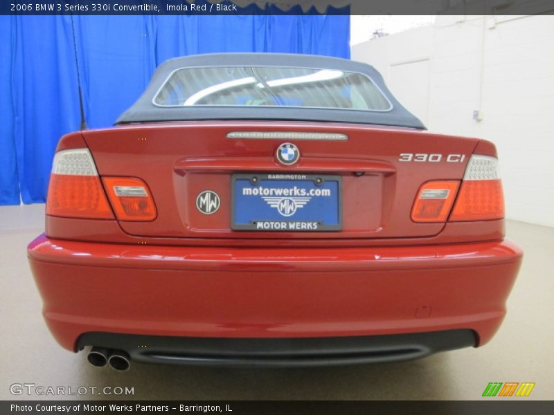 Imola Red / Black 2006 BMW 3 Series 330i Convertible