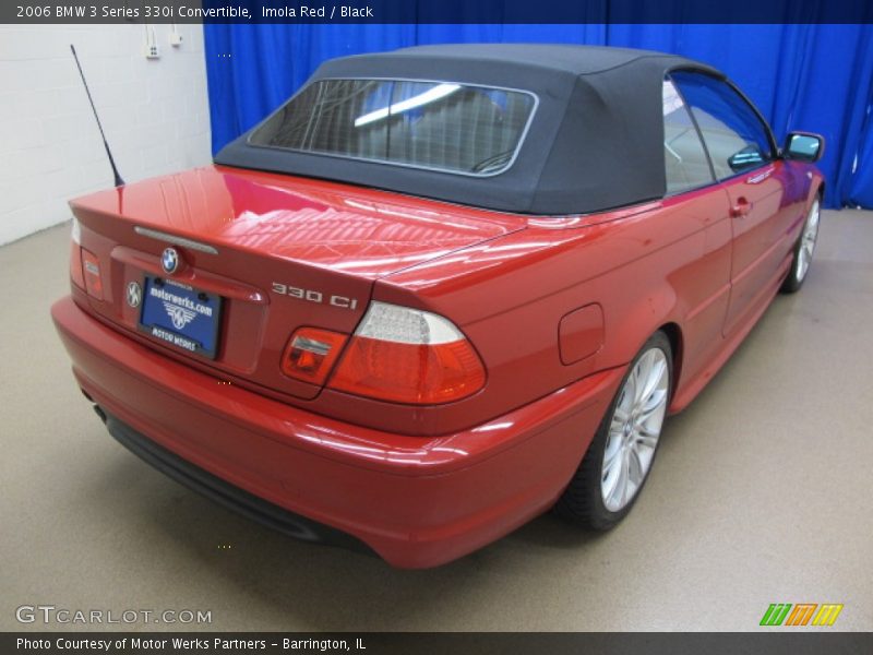 Imola Red / Black 2006 BMW 3 Series 330i Convertible