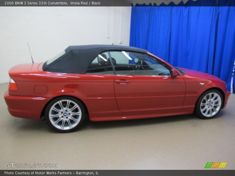 Imola Red / Black 2006 BMW 3 Series 330i Convertible