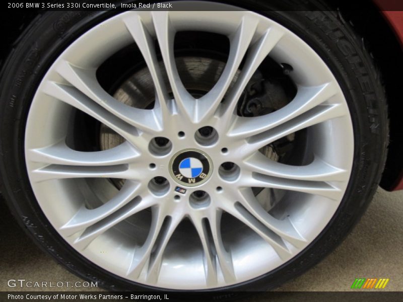 Imola Red / Black 2006 BMW 3 Series 330i Convertible