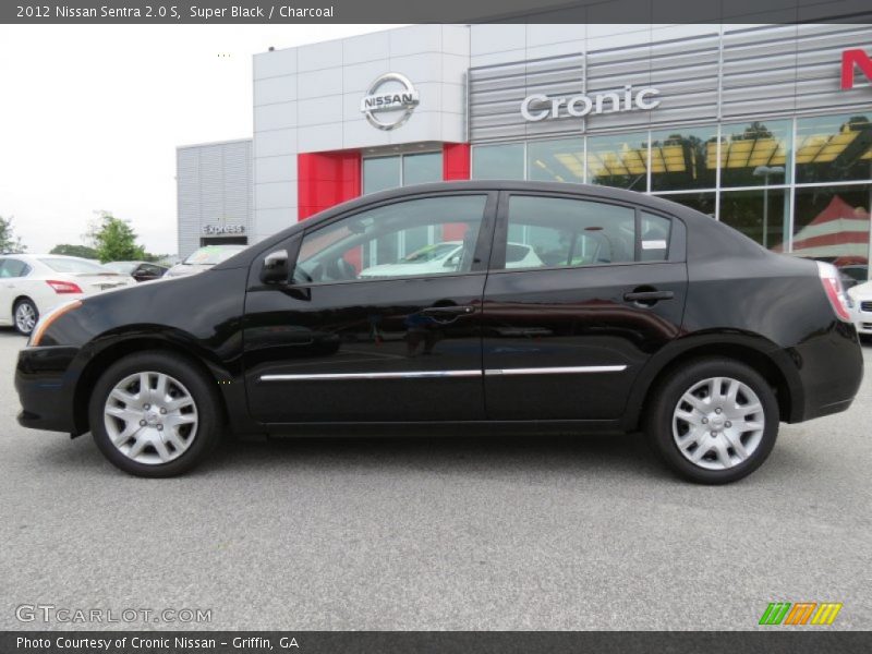 Super Black / Charcoal 2012 Nissan Sentra 2.0 S