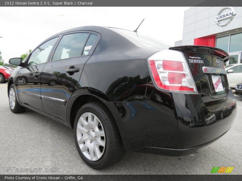 Super Black / Charcoal 2012 Nissan Sentra 2.0 S