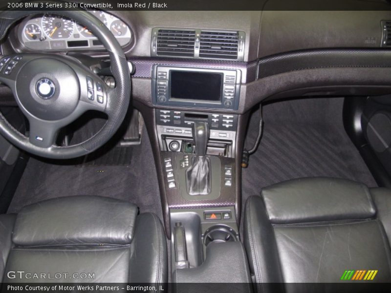 Imola Red / Black 2006 BMW 3 Series 330i Convertible