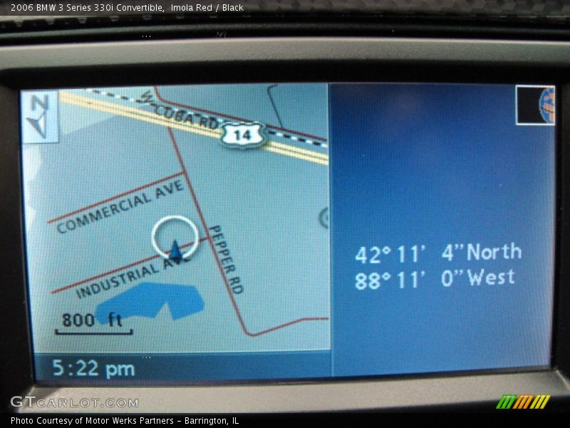 Imola Red / Black 2006 BMW 3 Series 330i Convertible