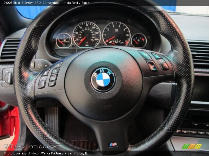 Imola Red / Black 2006 BMW 3 Series 330i Convertible