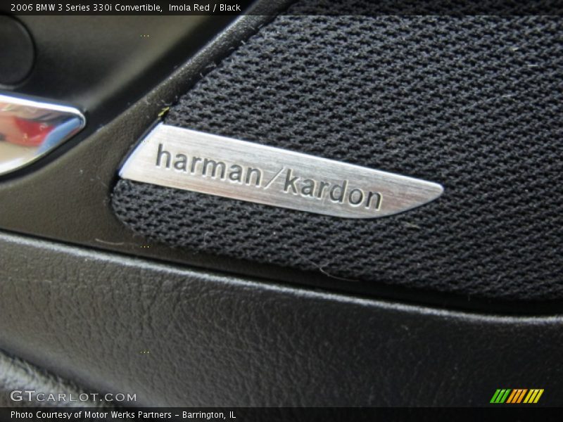 Imola Red / Black 2006 BMW 3 Series 330i Convertible