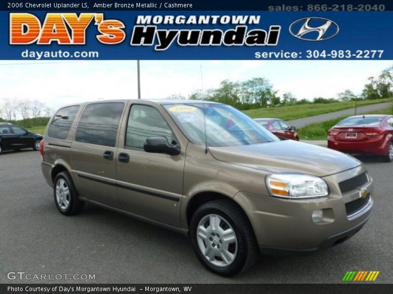 Amber Bronze Metallic / Cashmere 2006 Chevrolet Uplander LS