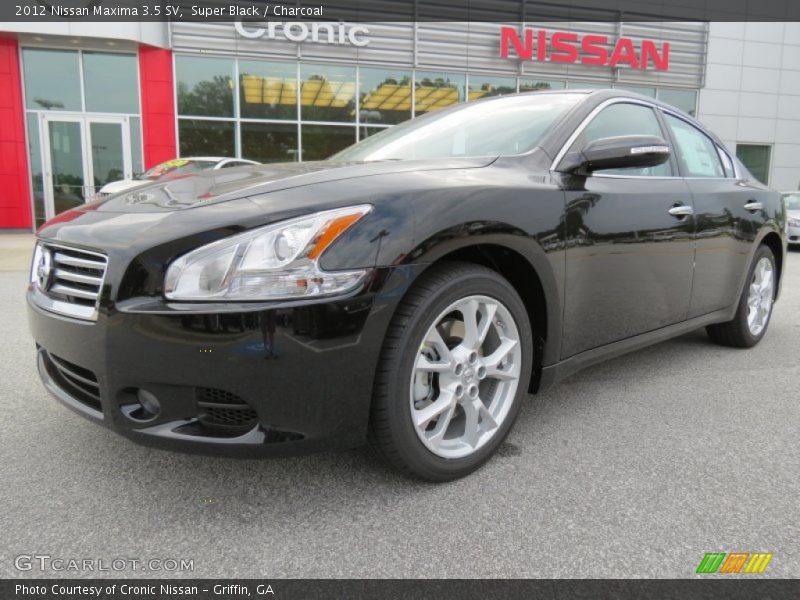 Super Black / Charcoal 2012 Nissan Maxima 3.5 SV