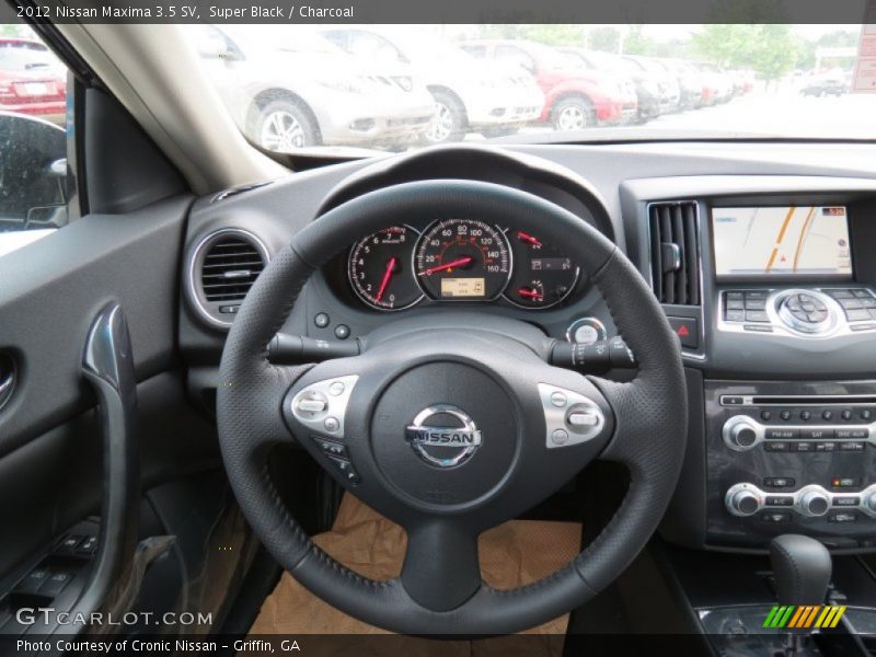 Super Black / Charcoal 2012 Nissan Maxima 3.5 SV