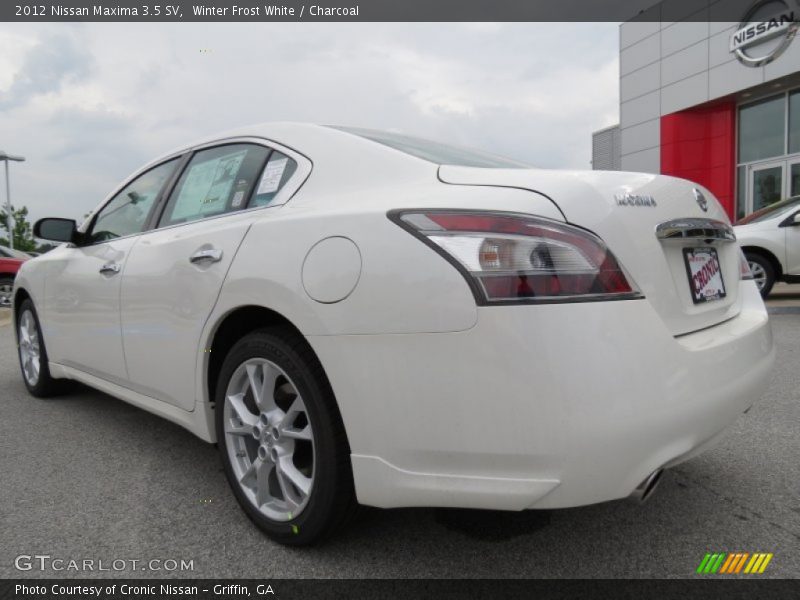 Winter Frost White / Charcoal 2012 Nissan Maxima 3.5 SV