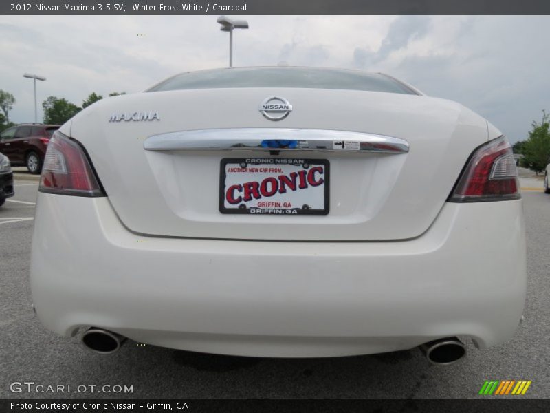 Winter Frost White / Charcoal 2012 Nissan Maxima 3.5 SV