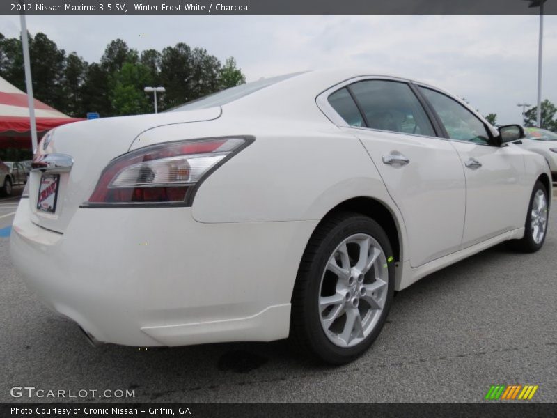 Winter Frost White / Charcoal 2012 Nissan Maxima 3.5 SV