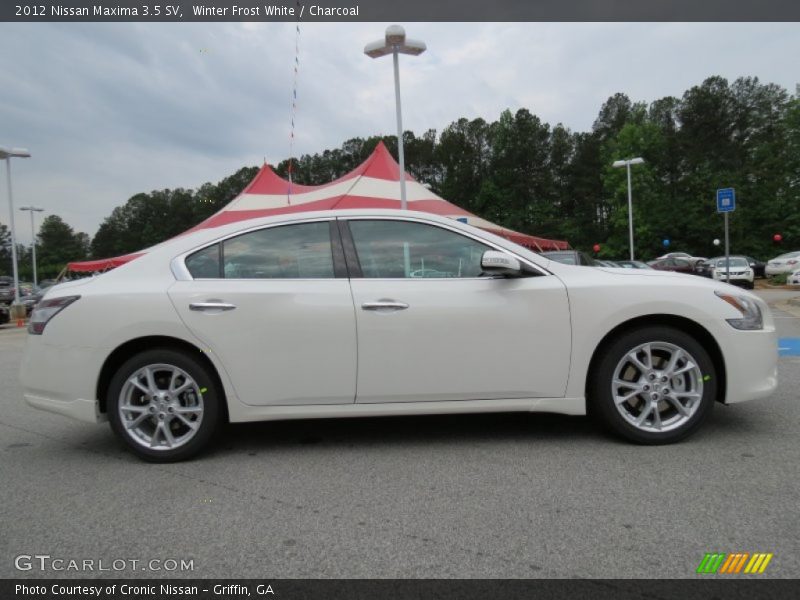 Winter Frost White / Charcoal 2012 Nissan Maxima 3.5 SV