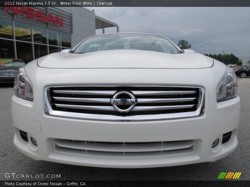 Winter Frost White / Charcoal 2012 Nissan Maxima 3.5 SV