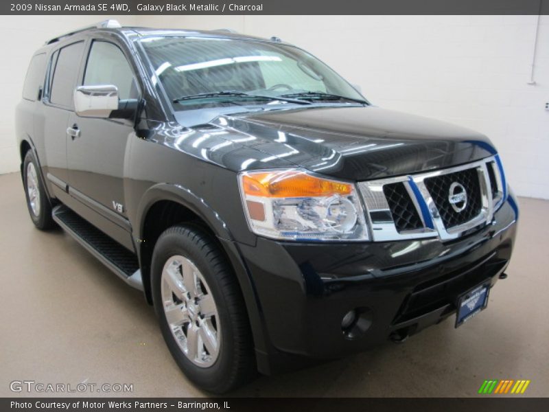 Galaxy Black Metallic / Charcoal 2009 Nissan Armada SE 4WD