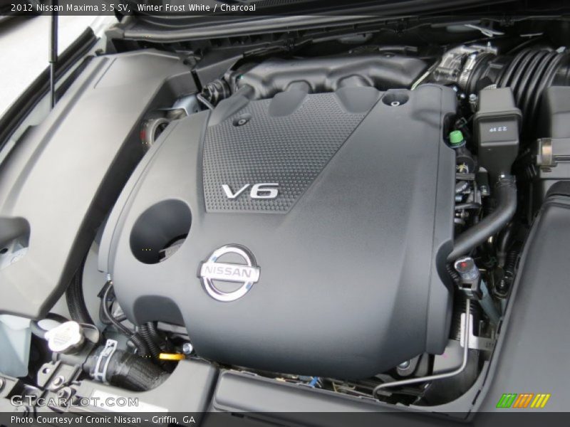 Winter Frost White / Charcoal 2012 Nissan Maxima 3.5 SV
