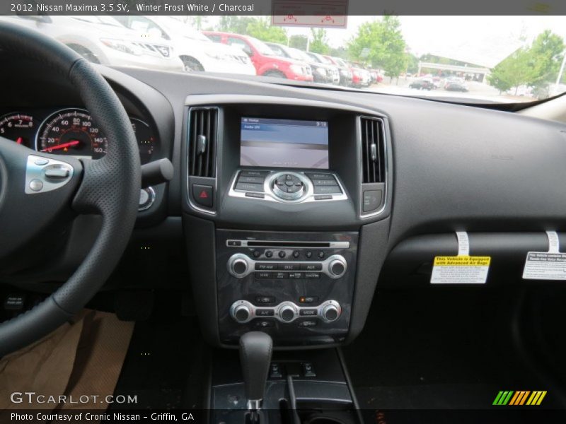 Winter Frost White / Charcoal 2012 Nissan Maxima 3.5 SV