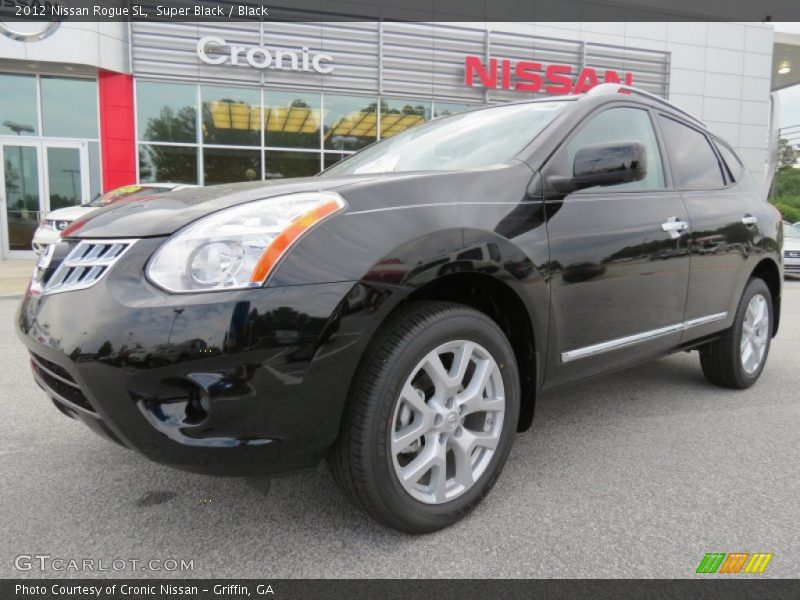 Super Black / Black 2012 Nissan Rogue SL