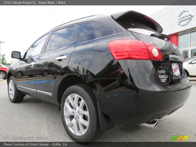 Super Black / Black 2012 Nissan Rogue SL