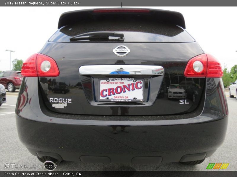 Super Black / Black 2012 Nissan Rogue SL