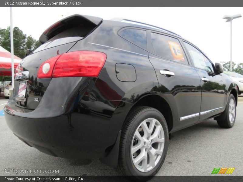 Super Black / Black 2012 Nissan Rogue SL