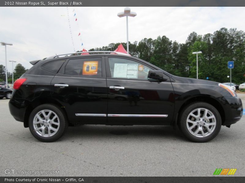 Super Black / Black 2012 Nissan Rogue SL