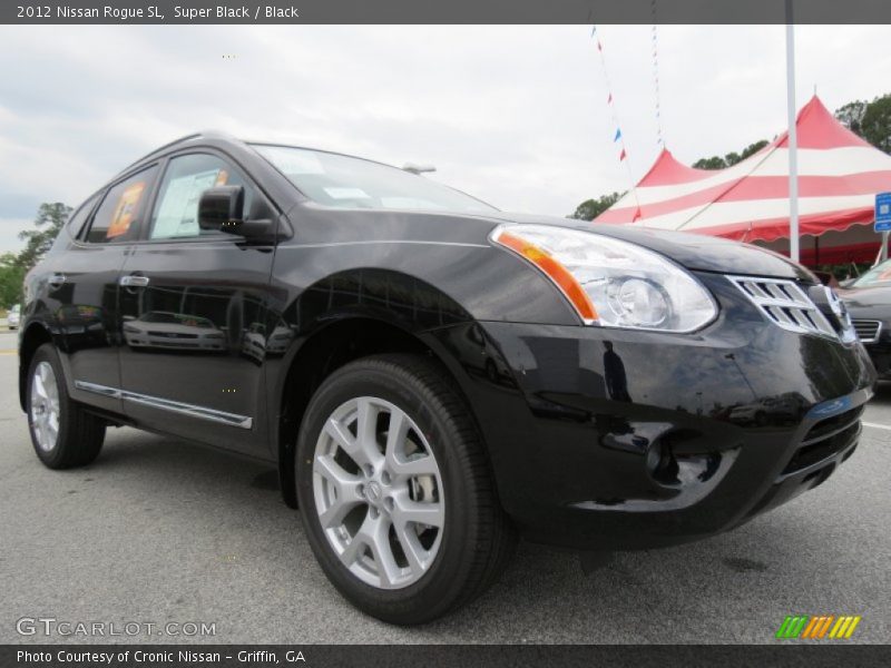 Super Black / Black 2012 Nissan Rogue SL
